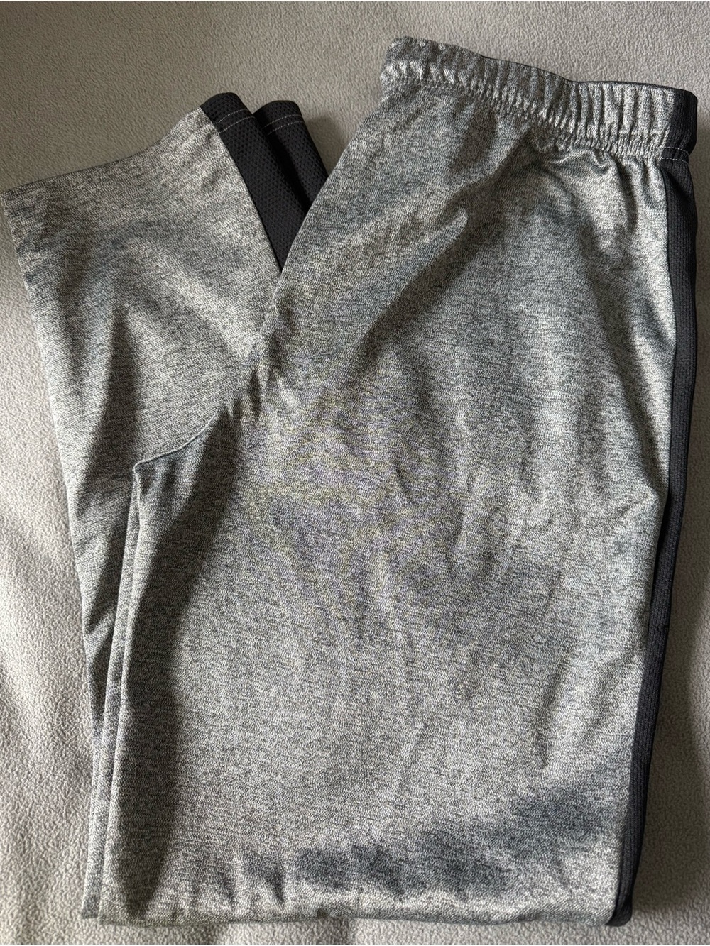 Game Time Black and White Athletic Shorts Tag Detail
